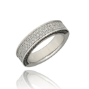 Fehér arany gyűrű 51-es méret - B2677_3I